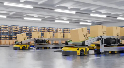 Logistics & Warehousing Industry – AGV (Automated Guided Vehicle) Solution