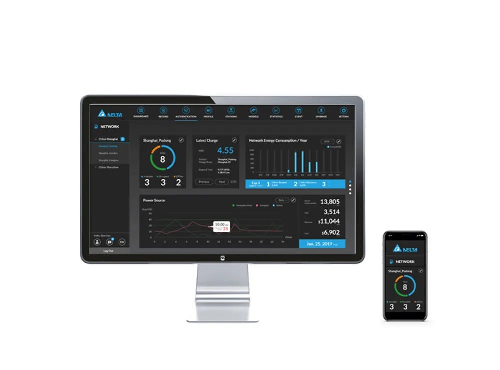 DeltaGrid® EVM EV Charging Management System