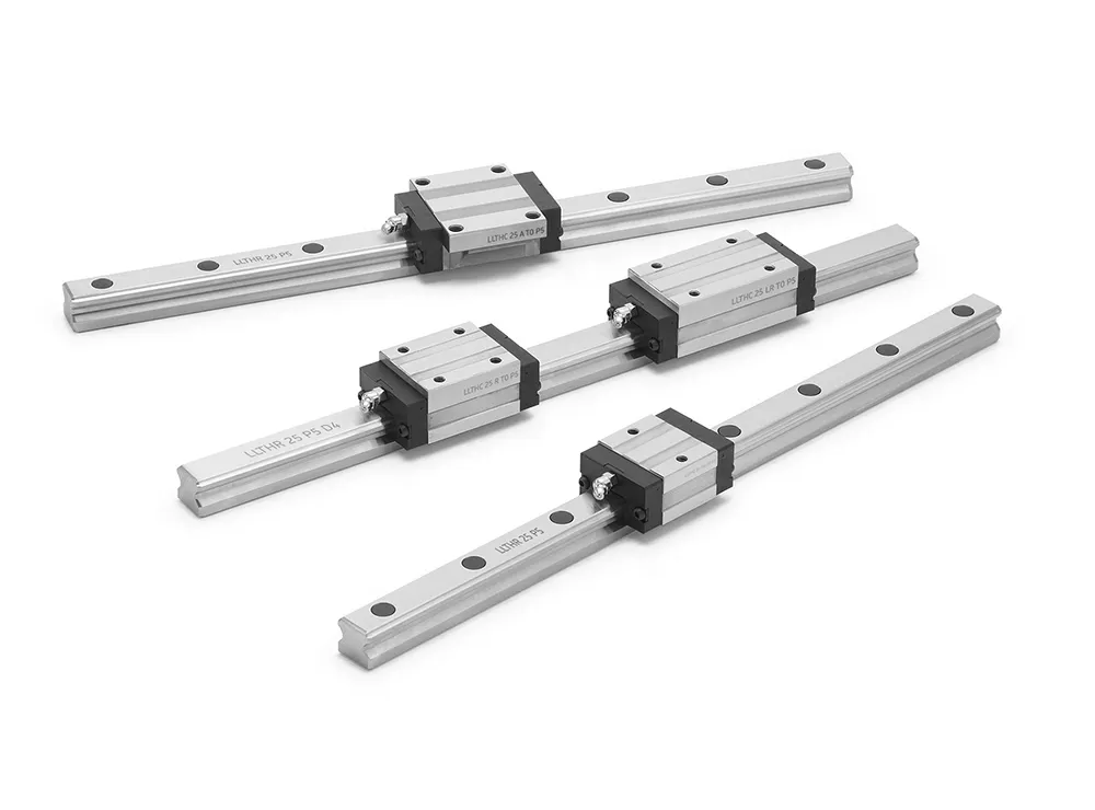 Ball profile rail guides